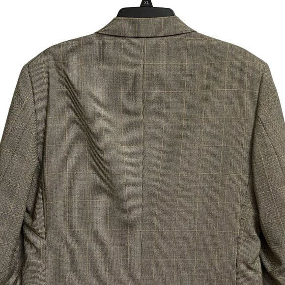Jos. A. Bank Signature Collection Gordon Blazer 38 Houndstooth Plaid Silk Wood - Picture 11 of 16